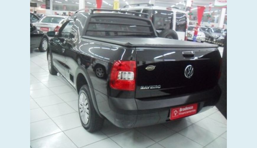 VOLKSWAGEN SAVEIRO TREND 2P 1.6 FLEX - PRETO - 2011 Foto 3 (Grande)