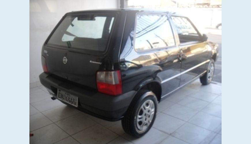 FIAT UNO 2P ECONOMY FLEX - PRETO - 2010 Foto 3 (Grande)
