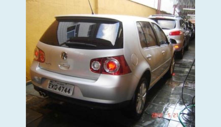 VOLKSWAGEN GOLF 1.6 SPORTLINE FLEX - PRATA - 2010 Foto 3 (Grande)