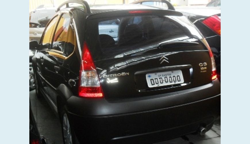 CITROËN C3 XTR 1.6 FLEX - PRETO - 2007 Foto 3 (Grande)