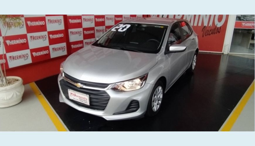 CHEVROLET ONIX 1.0 FLEX LT - PRATA - 2020 Foto 3 (Grande)