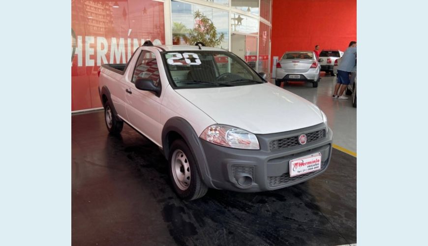 FIAT STRADA 1.4 MPI HARD WORKING CS 8V FLEX 2P - BRANCO - 2020 Foto 3 (Grande)