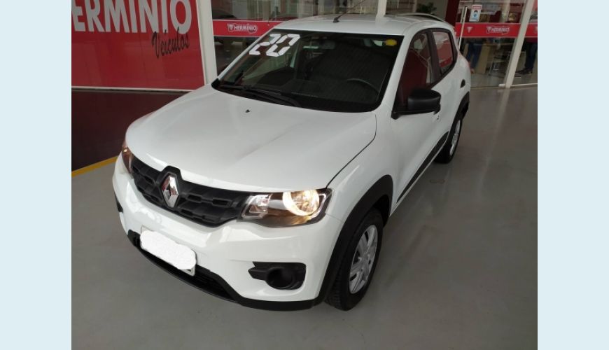 RENAULT KWID 1.0 12V SCE FLEX ZEN - BRANCO - 2020 Foto 3 (Grande)
