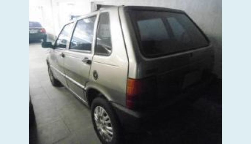 FIAT UNO 1.0 MPI MILLE FIRE 8V 4P - CINZA - 2003 Foto 3 (Grande)