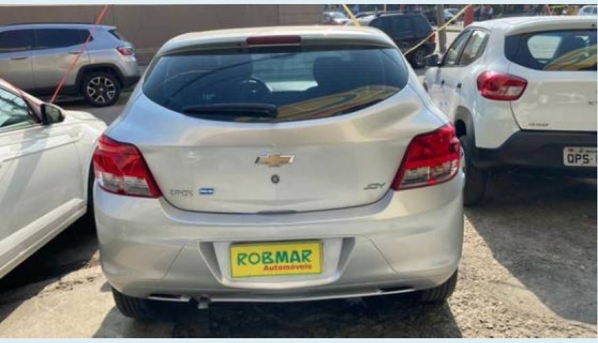 CHEVROLET ONIX 1.0 MPFI JOY 8V FLEX 4P - PRATA - 2018 Foto 3 (Grande)