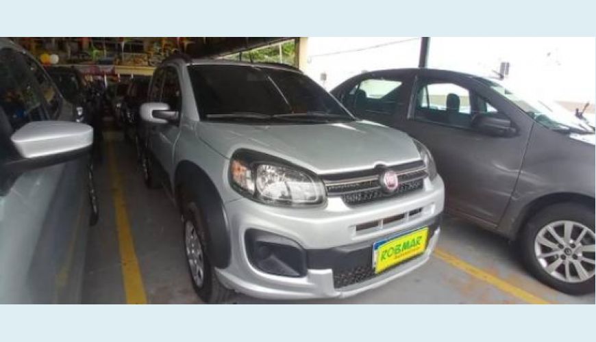 FIAT UNO 1.0 FIREFLY FLEX WAY 4P - PRATA - 2019 Foto 3 (Grande)