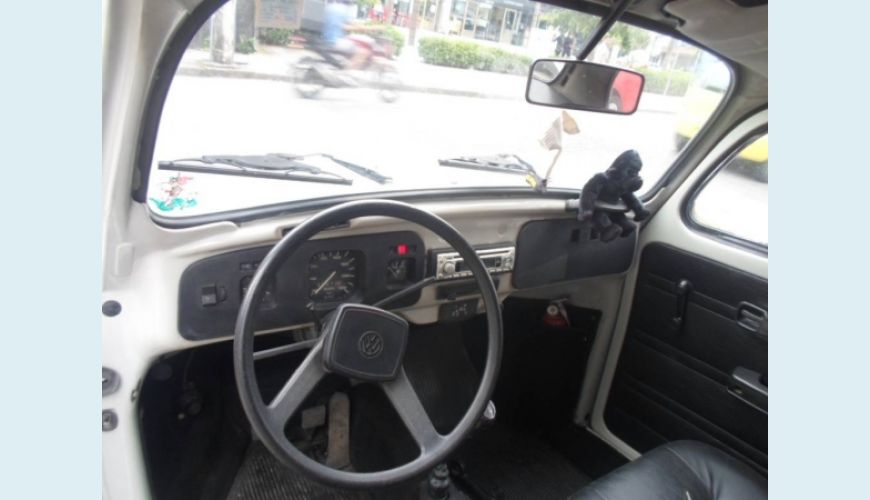 VOLKSWAGEN FUSCA 1.3 8V 2P - CINZA - 1985 Foto 3 (Grande)