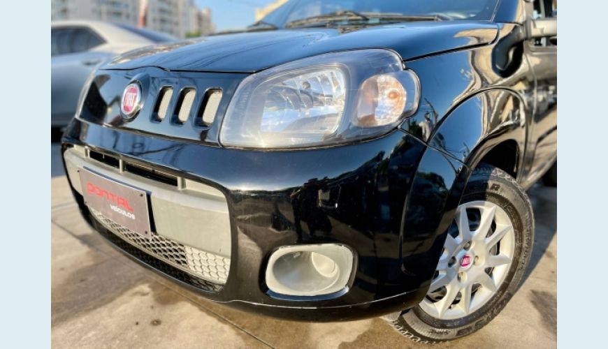 FIAT UNO 1.0 EVO VIVACE 8V FLEX 4P - PRETO - 2016 Foto 3 (Grande)