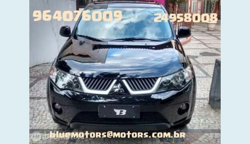 MITSUBISHI OUTLANDER 2.4 4X4 16V 4P AUT. - PRETO - 2009 Foto 3 (Grande)