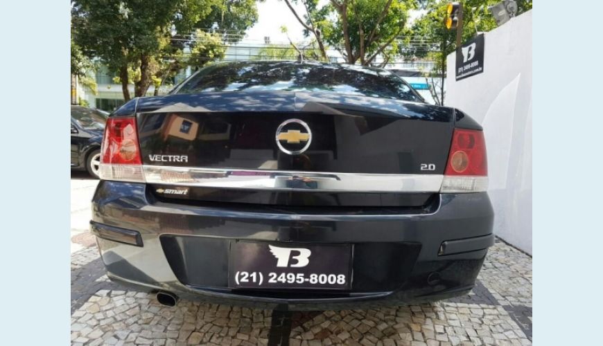 CHEVROLET VECTRA 2.0 MPFI ELEGANCE 8V FLEX 4P AUT. - PRETO - 2008 Foto 3 (Grande)