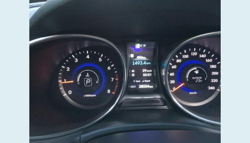 HYUNDAI SANTA FÉ 3.3 MPFI 4X4 7 LUGARES V6 270CV 4P AUT. - PRETO - 2014 Foto 3 (Grande)