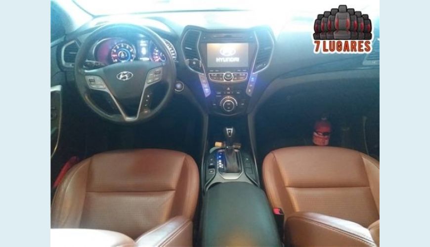 HYUNDAI GRAND SANTA FÉ 3.3 MPFI V6 4WD 4P AUT. - PRATA - 2015 Foto 3 (Grande)