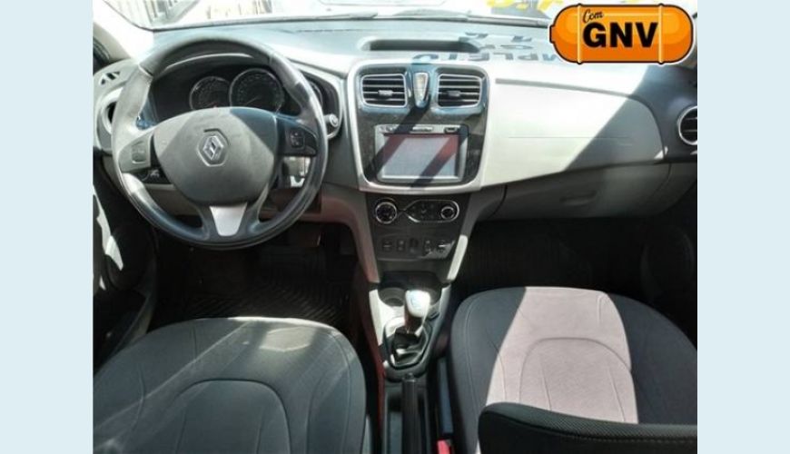 RENAULT LOGAN 1.6 DYNAMIQUE 8V FLEX 4P AUT. - BRANCO - 2015 Foto 3 (Grande)