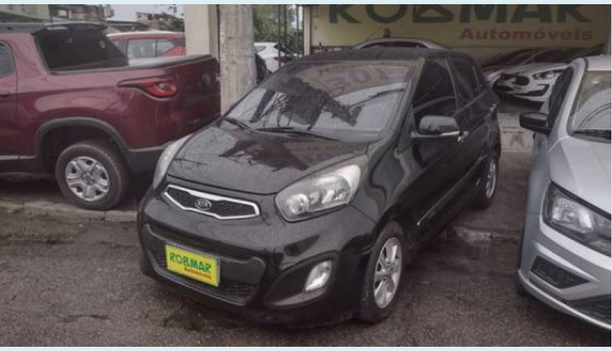 KIA PICANTO 1.0 EX 12V FLEX 4P AUT. - PRETO - 2012 Foto 3 (Grande)