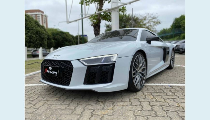 AUDI R8 5.2 FSI COUPE PLUS QUATTRO V10 40V 2P S TRONIC - BRANCO - 2017 Foto 3 (Grande)