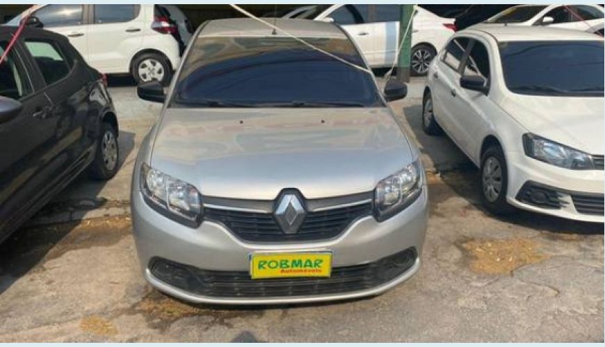 RENAULT LOGAN 1.6 EXPRESSION 8V FLEX 4P - PRATA - 2017 Foto 3 (Grande)
