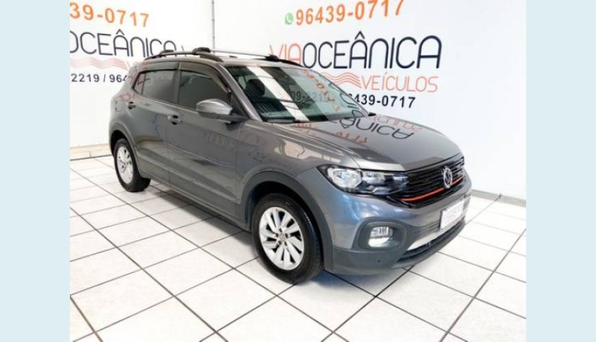 VOLKSWAGEN T-CROSS 1.0 200 TSI TOTAL FLEX AUT. - CINZA - 2020 Foto 3 (Grande)