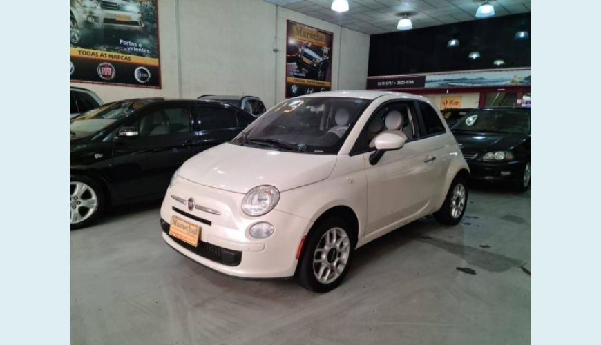 FIAT 500 1.4 CULT 8V FLEX 2P AUT. - BRANCO - 2013 Foto 3 (Grande)