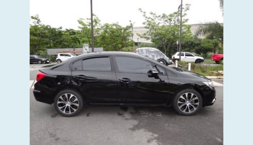 HONDA CIVIC 2.0 LXR 16V FLEX 4P AUT. - PRETO - 2015 Foto 3 (Grande)