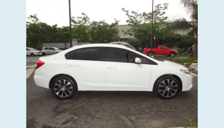 HONDA CIVIC 2.0 LXR 16V FLEX 4P AUT. - BRANCO - 2015 Foto 3 (Grande)