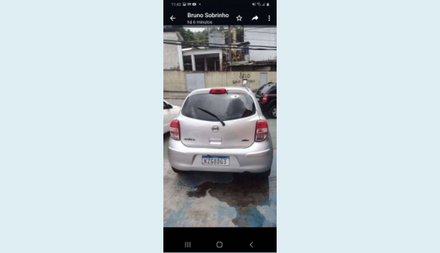 NISSAN MARCH 1.6 S RIO 16V FLEX 4P - PRATA - 2013 Foto 3 (Grande)