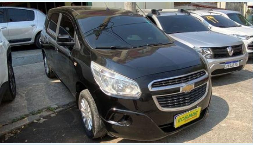CHEVROLET SPIN 1.8 LT 8V FLEX 4P AUT. - PRETO - 2013 Foto 3 (Grande)