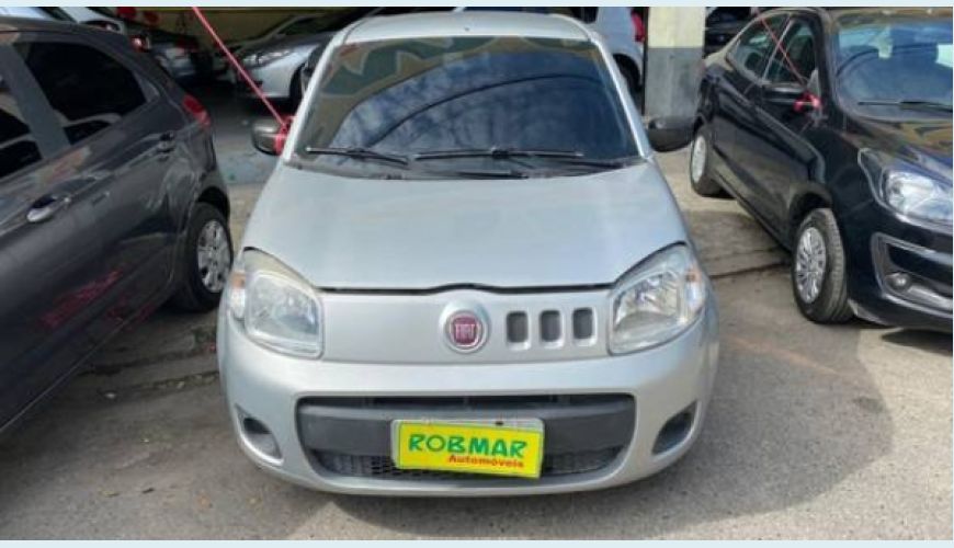 FIAT UNO 1.0 EVO VIVACE 8V FLEX 4P - PRATA - 2014 Foto 3 (Grande)