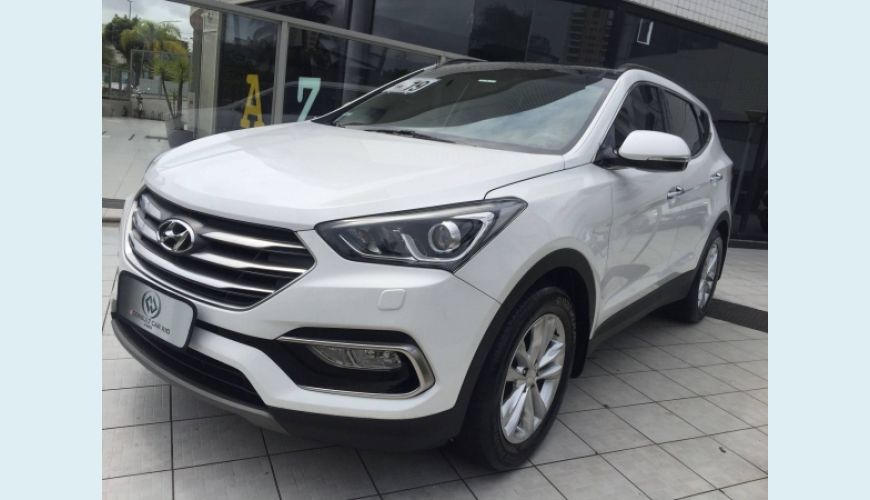 HYUNDAI SANTA FÉ 3.3 MPFI 4X4 7 LUGARES V6 270CV 4P AUT. - BRANCO - 2019 Foto 3 (Grande)