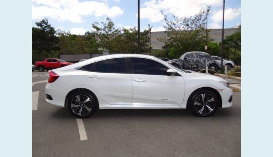 HONDA CIVIC 2.0 16V FLEXONE EX 4P CVT - BRANCO - 2019 Foto 3 (Grande)