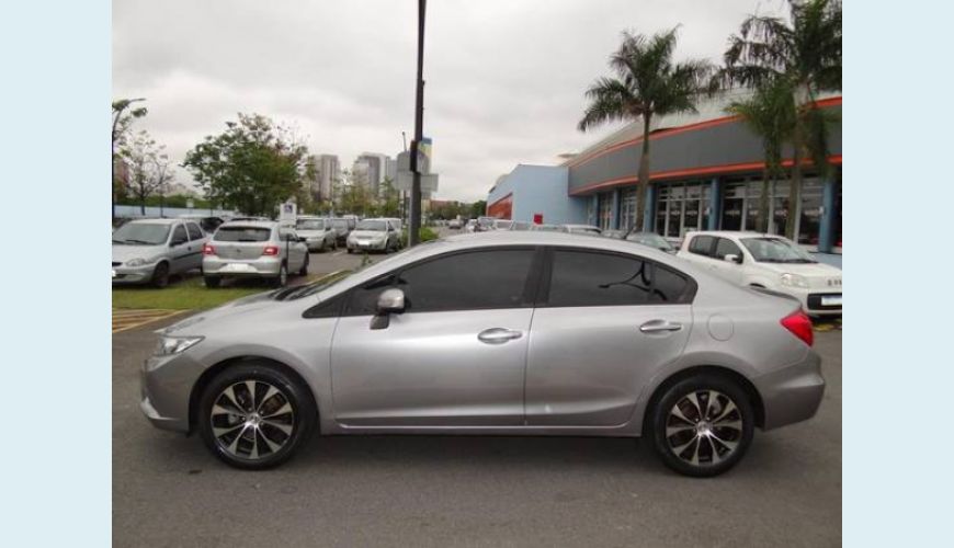 HONDA CIVIC 2.0 LXR 16V FLEX 4P AUT. - CINZA - 2015 Foto 3 (Grande)