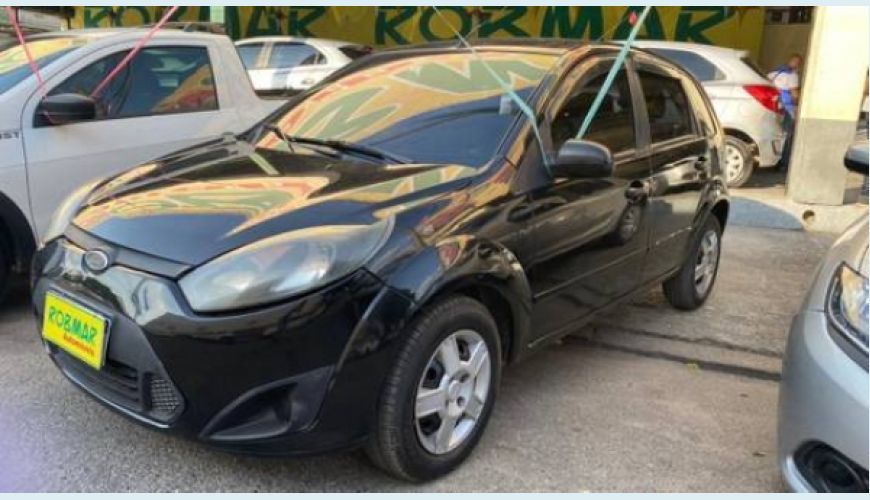 FORD FIESTA 1.0 ROCAM 8V FLEX 4P - PRETO - 2012 Foto 3 (Grande)