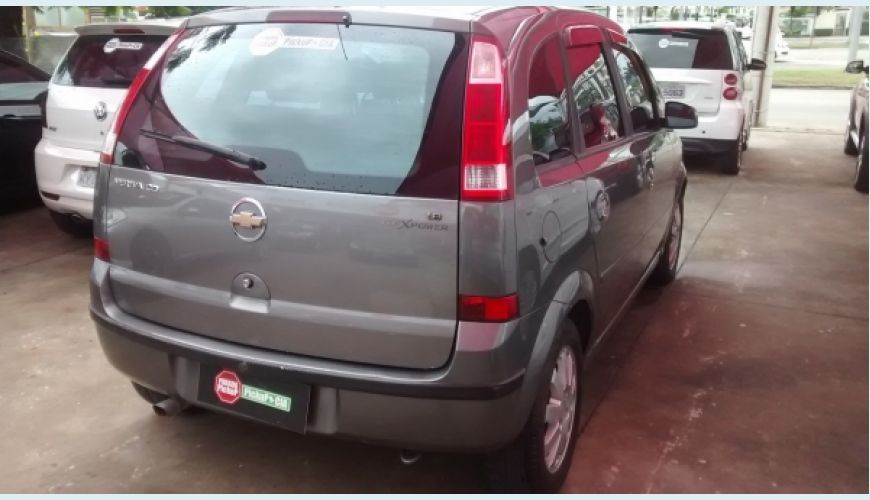 CHEVROLET MERIVA 1.8 MPFI CD 8V FLEX 4P - CINZA - 2004 Foto 3 (Grande)
