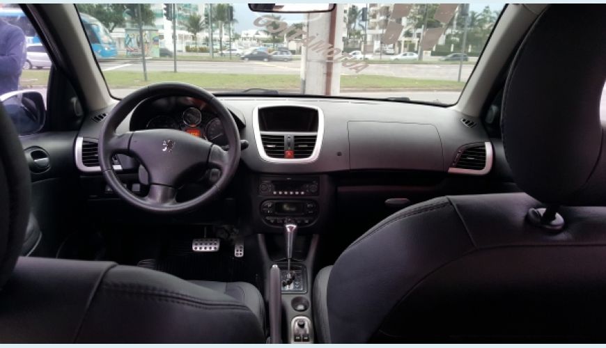 PEUGEOT 207 1.6 XS PASSION 16V FLEX 4P AUT. - PRATA - 2011 Foto 3 (Grande)