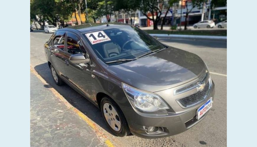 CHEVROLET COBALT 1.8 MPFI LT 8V FLEX 4P - CINZA - 2014 Foto 3 (Grande)