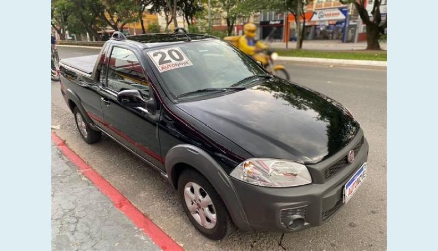 FIAT STRADA 1.4 MPI FREEDOM CS 8V FLEX 2P - PRETO - 2020 Foto 3 (Grande)
