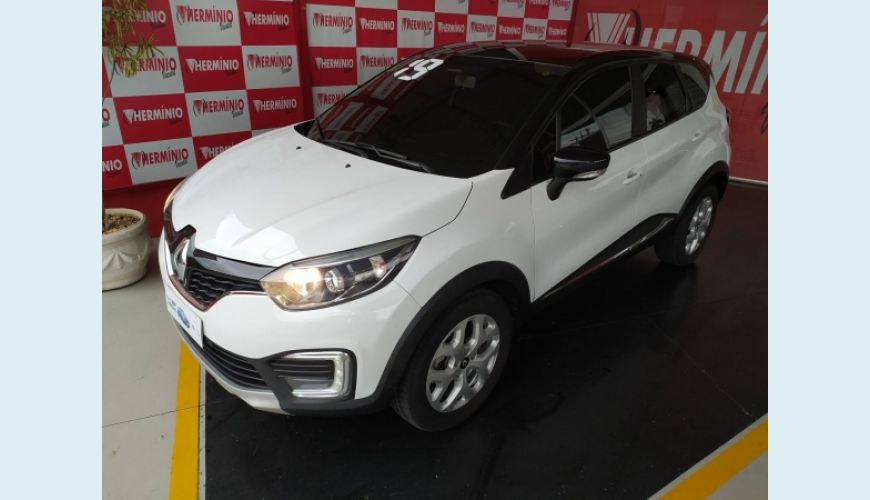 RENAULT CAPTUR 1.6 16V SCE FLEX ZEN X-TRONIC - BRANCO - 2019 Foto 3 (Grande)