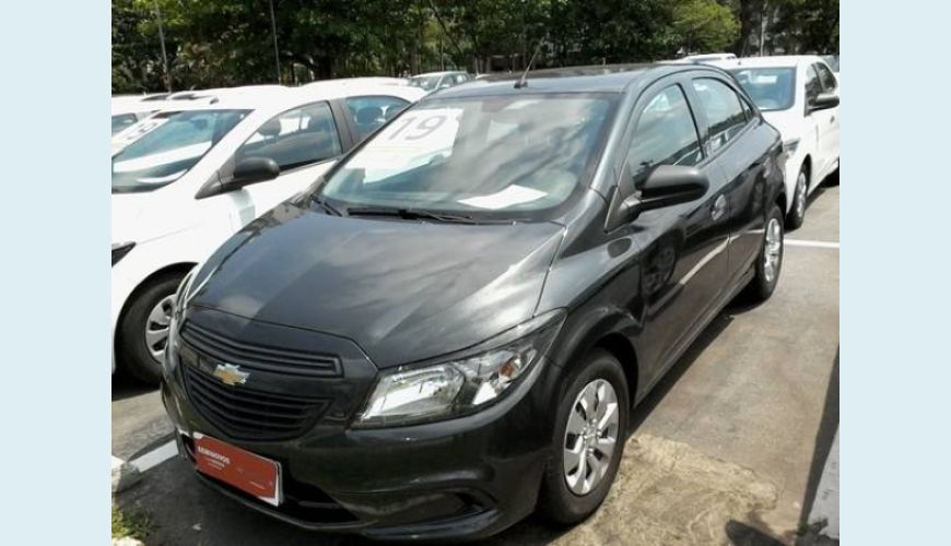 CHEVROLET ONIX 1.0 MPFI JOY 8V FLEX 4P - CINZA - 2019 Foto 3 (Grande)