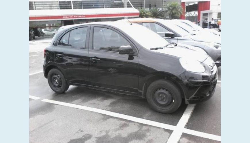 NISSAN MARCH 1.0 S 16V FLEX 4P - PRETO - 2014 Foto 3 (Grande)