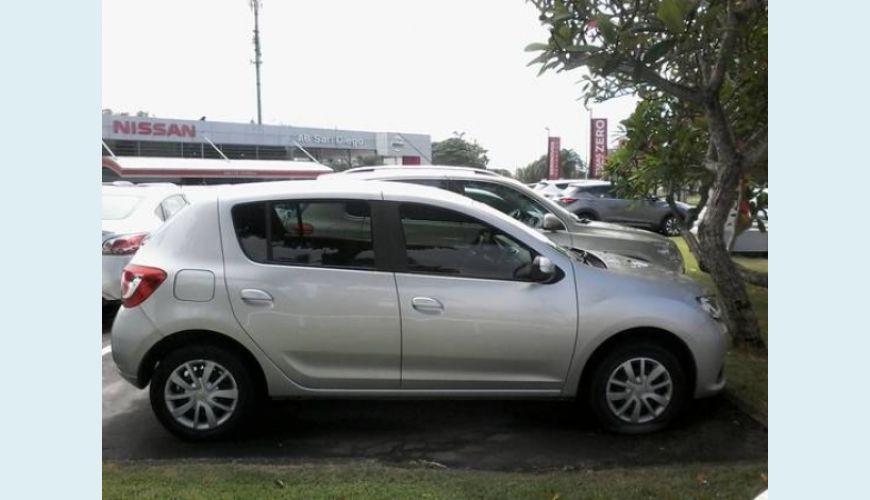 RENAULT SANDERO 1.0 EXPRESSION 16V FLEX 4P - PRATA - 2017 Foto 3 (Grande)
