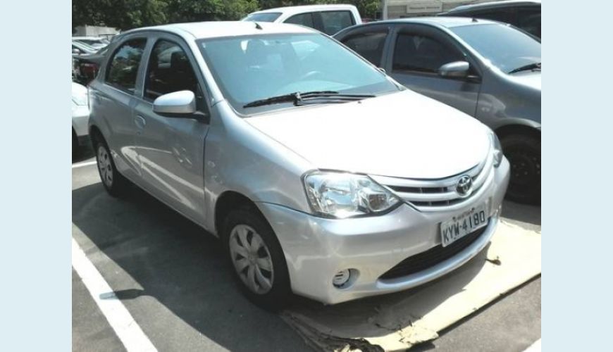 TOYOTA ETIOS 1.3 X 16V FLEX 4P - PRATA - 2014 Foto 3 (Grande)