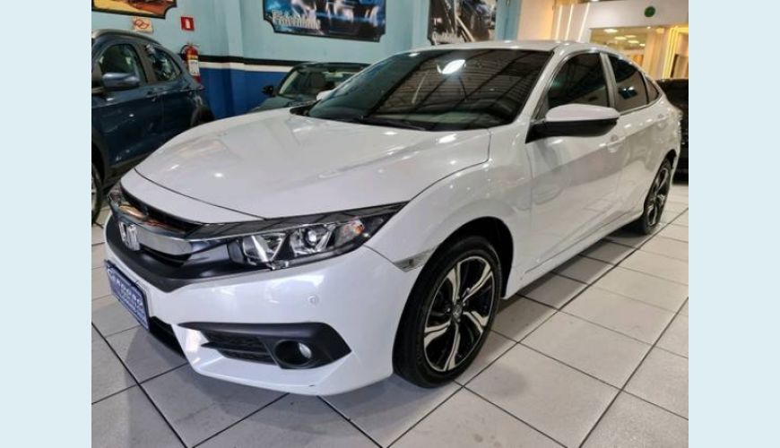 HONDA CIVIC 2.0 16V FLEXONE EXL 4P CVT - BRANCO - 2019 Foto 3 (Grande)