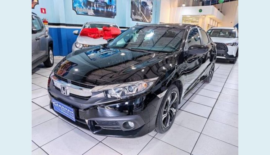 HONDA CIVIC 2.0 16V FLEXONE EXL 4P CVT - PRETO - 2019 Foto 3 (Grande)