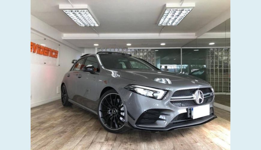 MERCEDES-BENZ A 35 AMG 2.0 CGI 4MATIC 7G-DCT - CINZA - 2021 Foto 3 (Grande)