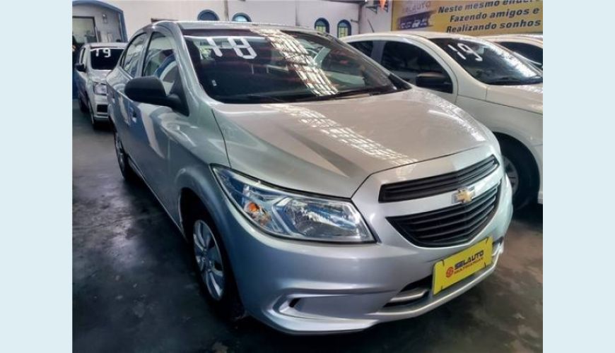 CHEVROLET PRISMA 1.0 MPFI JOY 8V FLEX 4P - PRATA - 2018 Foto 3 (Grande)