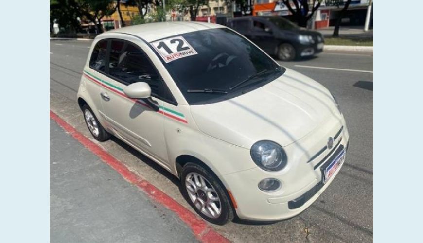 FIAT 500 1.4 CULT 8V FLEX 2P AUT. - BRANCO - 2012 Foto 3 (Grande)