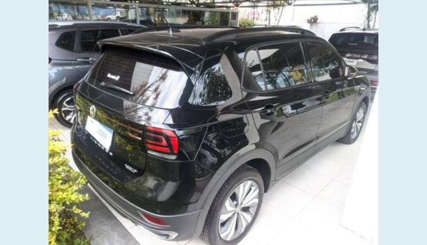 VOLKSWAGEN T-CROSS 1.0 200 TSI TOTAL FLEX COMFORTLINE AUT. - PRETO - 2020 Foto 3 (Grande)
