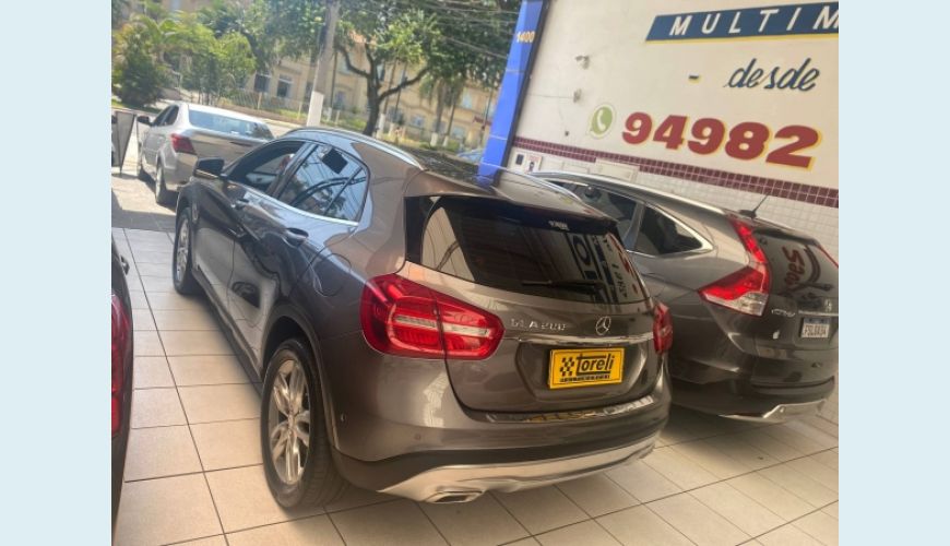 MERCEDES-BENZ GLA 200 1.6 CGI ADVANCE 16V TURBO 4P AUT. - CINZA - 2015 Foto 3 (Grande)