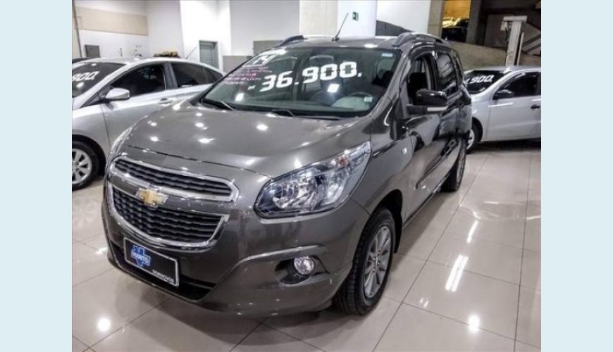 CHEVROLET SPIN 1.8 ADVANTAGE 8V FLEX 4P AUT. - CINZA - 2014 Foto 3 (Grande)