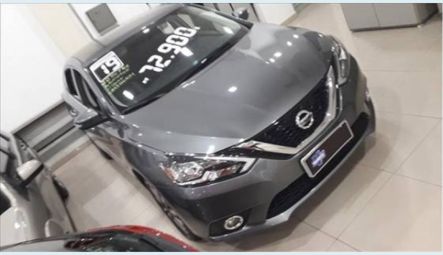 NISSAN SENTRA 2.0 SV 16V FLEXSTART 4P AUT. - CINZA - 2019 Foto 3 (Grande)