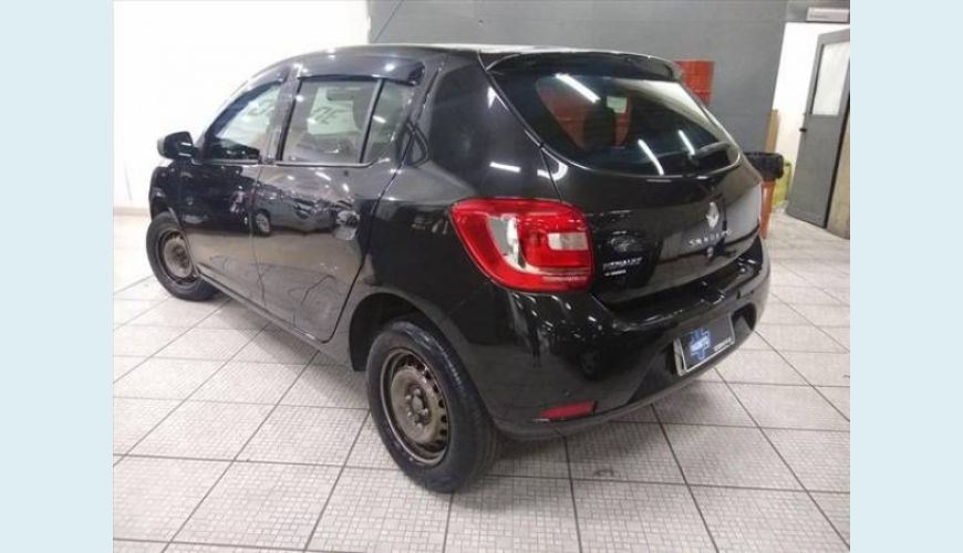 RENAULT SANDERO 1.6 EXPRESSION 8V FLEX 4P - PRETO - 2015 Foto 3 (Grande)